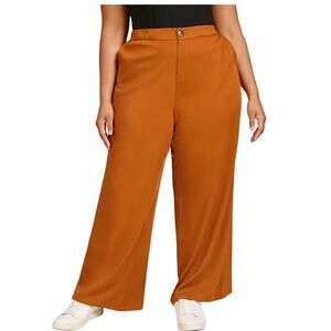 11 Honore Pants Avery Wide Leg brown size 22